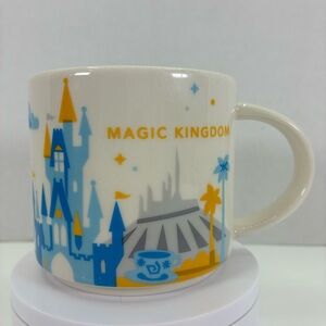 Starbucks You Are Here Collection Disney Works Magic Kingdom Ceramic Mug 14 oz